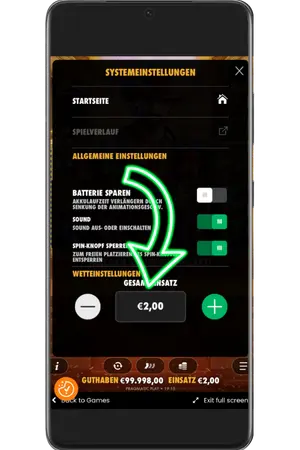 Platzieren Sie eine Wette auf echtes Geld
